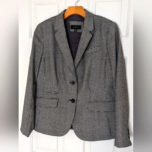 Talbot's Wool Blend Plaid Jacket